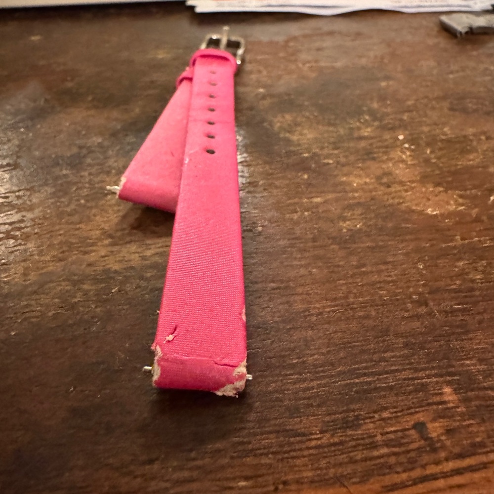 Michele Pink Watch Strap